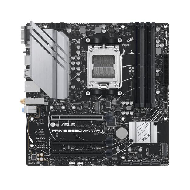 Pagrindinė plokštė |ASUS|AMD B650|Micro-ATX|Memory DDR5|Memory slots 4|3xPCI-Express 4.0 16x|2xM.2|1x15pin D-sub|1xHDMI|1xDisplayPort|4xUSB 2.0|4xUSB 3.2|1xPS/2|1xRJ45|3xAudio port|PRIMEB650M-AWIFIII