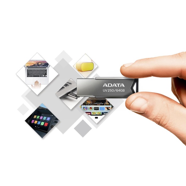 USB raktas USB2 16GB/AUV250-16G-RBK ADATA
