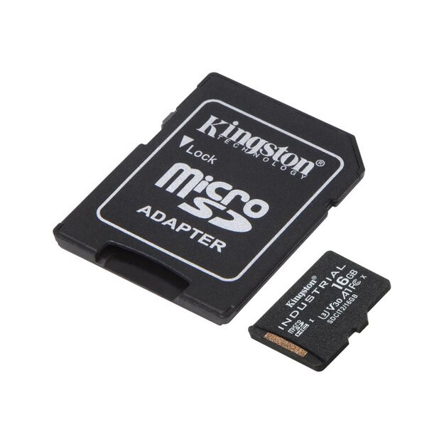 Atminties kortelė su adapteriu MICRO SDHC 16GB UHS-I/W/A SDCIT2/16GB KINGSTON