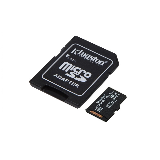 Atminties kortelė su adapteriu MICRO SDHC 16GB UHS-I/W/A SDCIT2/16GB KINGSTON
