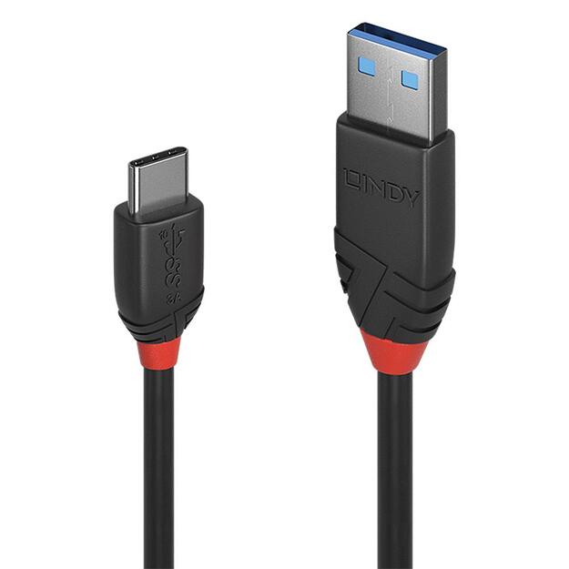 CABLE USB3.2 A-C 1M/BLACK 36916 LINDY 1