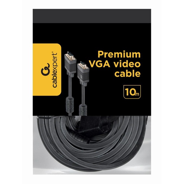 CABLE VGA 10M PREMIUM/CC-PPVGA-10M-B GEMBIRD