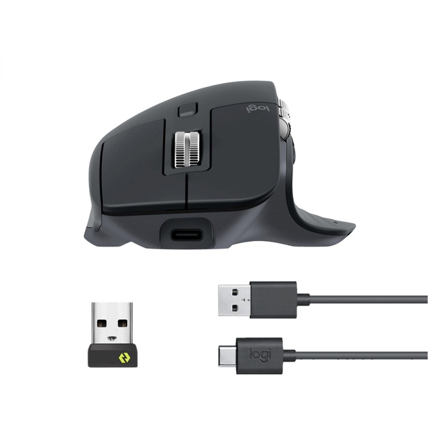 Kompiuterinė pelė belaidė MOUSE BLUETH OPTICAL MASTER 3S/BLACK 910-006559 LOGITECH