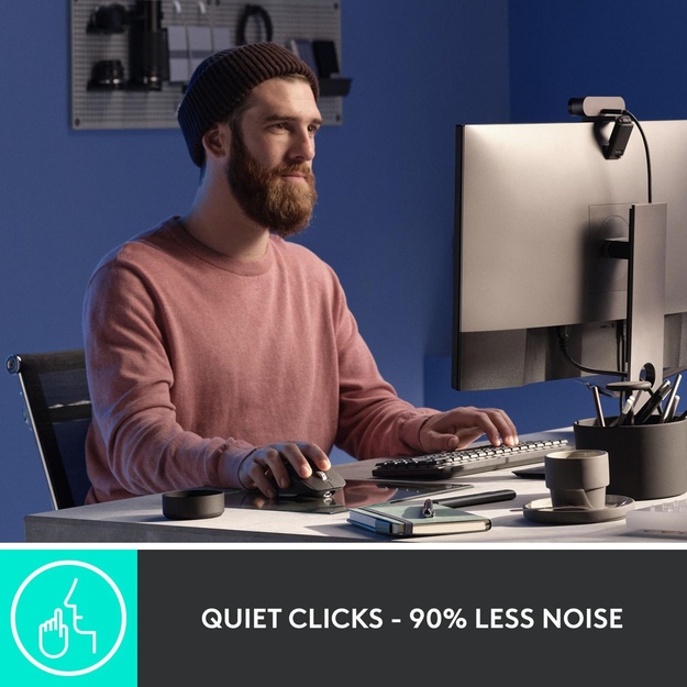 Kompiuterinė pelė belaidė MOUSE BLUETH OPTICAL MASTER 3S/BLACK 910-006559 LOGITECH