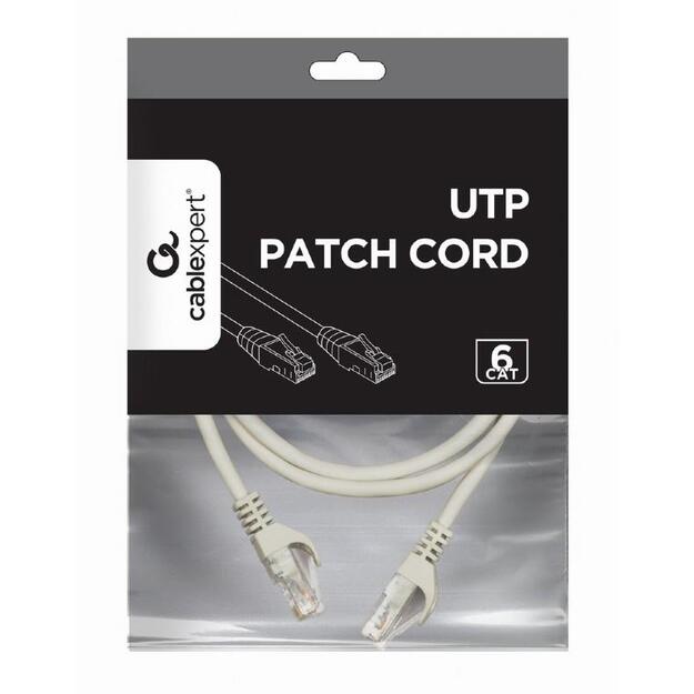 PATCH CABLE CAT6 UTP 2M/GREY PP6U-2M GEMBIRD