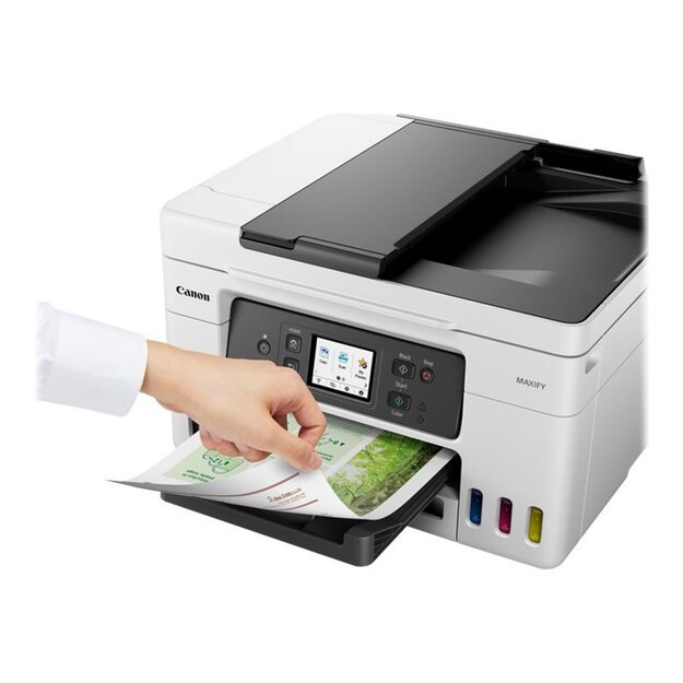 CANON MAXIFY GX4050 Refillable MegaTank Inkjet Multifunction Printer A4 Mono 18ipm Color 13ipm up to 600x1200dpi
