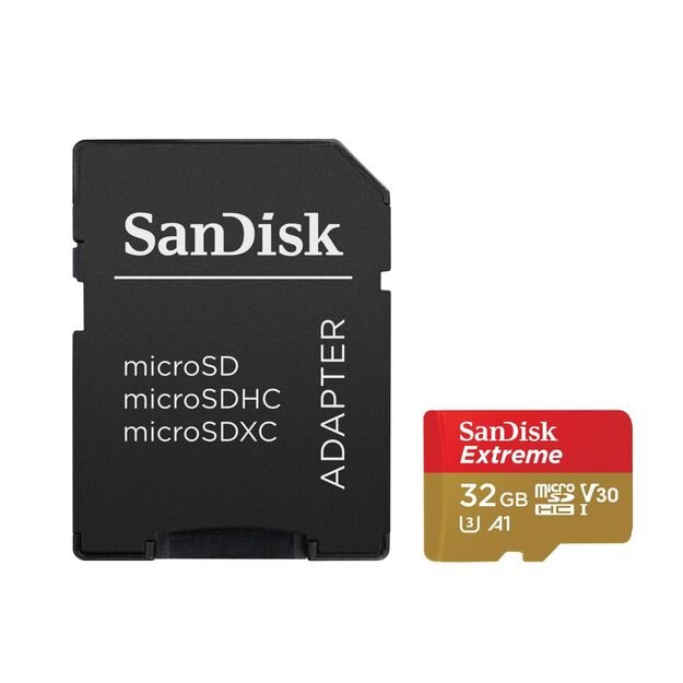MEMORY MICRO SDHC 32GB UHS-I/W/A SDSQXAF-032G-GN6MA SANDISK 3