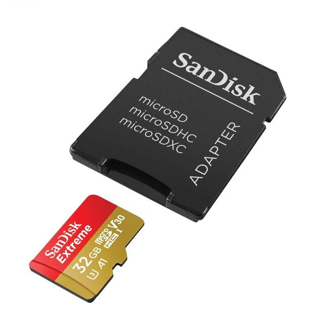 MEMORY MICRO SDHC 32GB UHS-I/W/A SDSQXAF-032G-GN6MA SANDISK 4