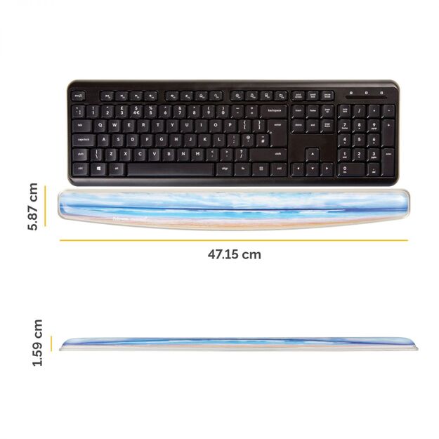 KEYBOARD ACC WRIST SUPPORT/PHOTO GEL 9179401 FELLOWES 2