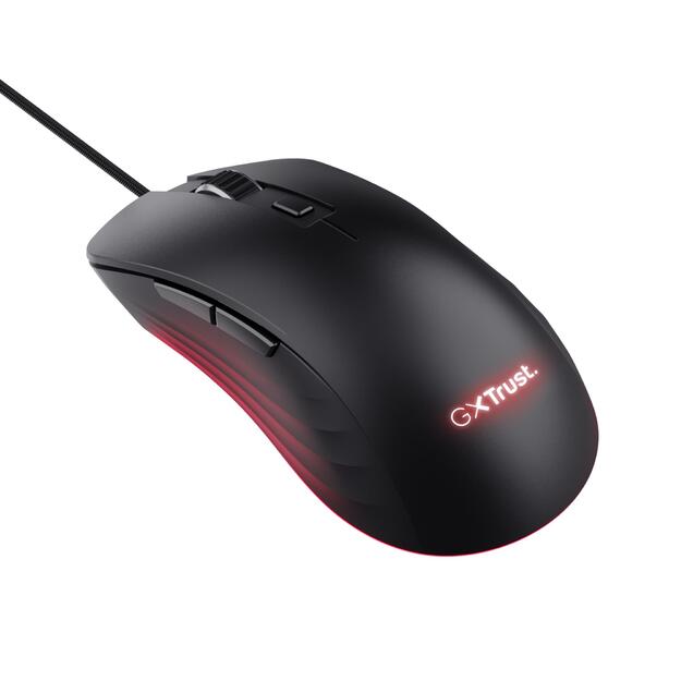 MOUSE USB OPTICAL GAMING/GXT924 YBAR+ BLACK 24890 TRUST 4