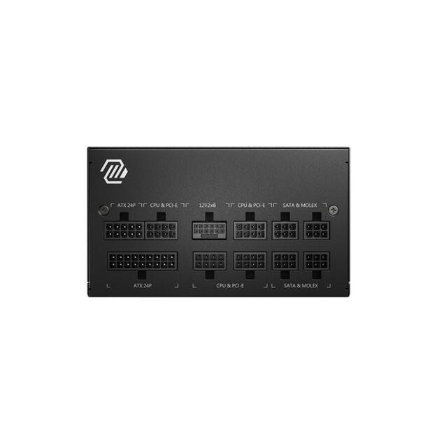 Power Supply|MSI|850 Watts|Efficiency 80 PLUS GOLD|PFC Active|MAGA850GLPCIE5