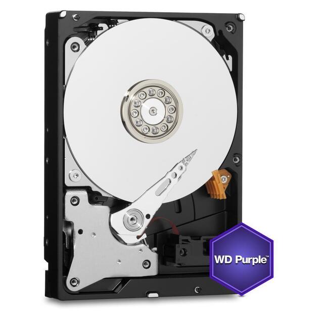 HDD|WESTERN DIGITAL|Purple|1TB|SATA 3.0|64 MB|5400 rpm|3,5 |WD11PURZ