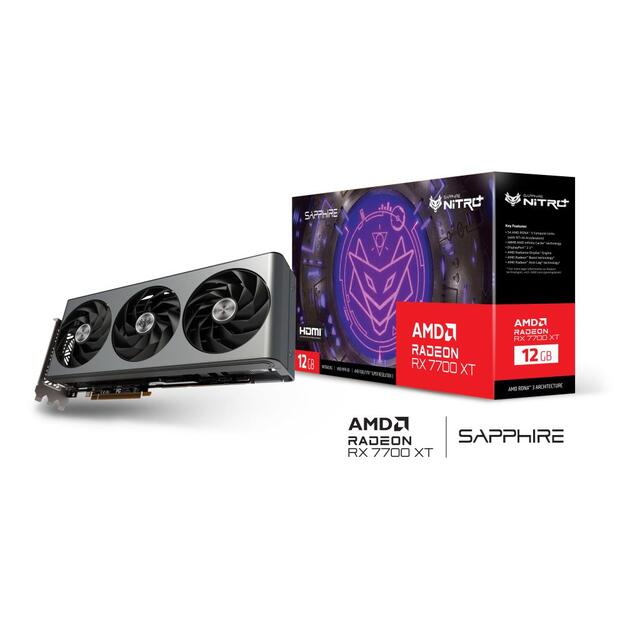 Graphics Card|SAPPHIRE|AMD Radeon RX 7700 XT|12 GB|GDDR6|192 bit|PCIE 4.0 16x|2xHDMI|2xDisplayPort|11335-02-20G