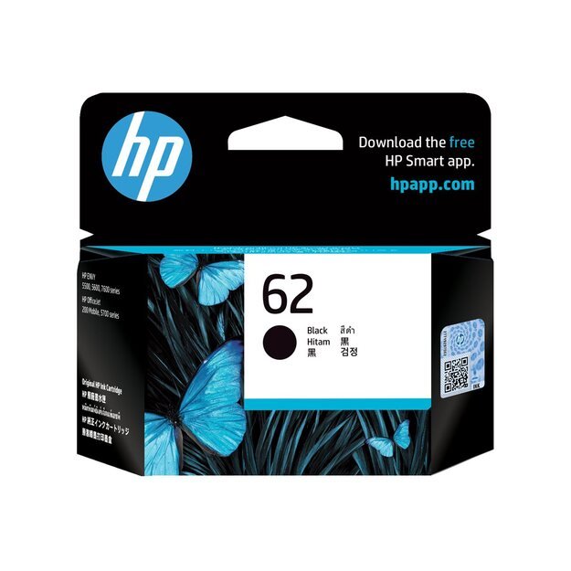 HP 62 Black Original Ink Cartridge