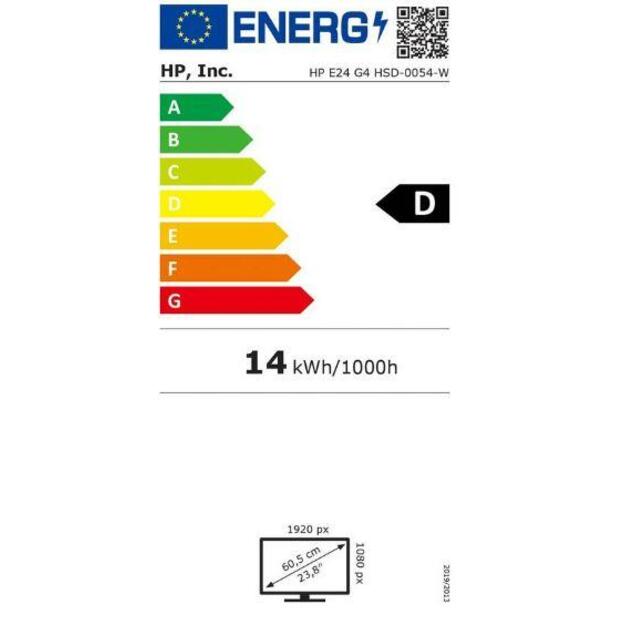 LCD Monitor|HP|E24 G4|23.8 |Business|Panel IPS|1920x1080|16:9|Matte|5 ms|Swivel|Pivot|Height adjustable|Tilt|9VF99AA#ABB