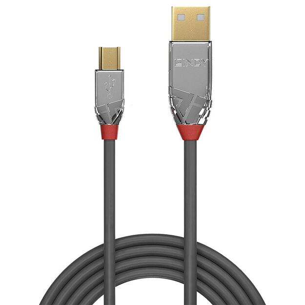 CABLE USB2 A TO MINI-B 1M/CROMO 36631 LINDY