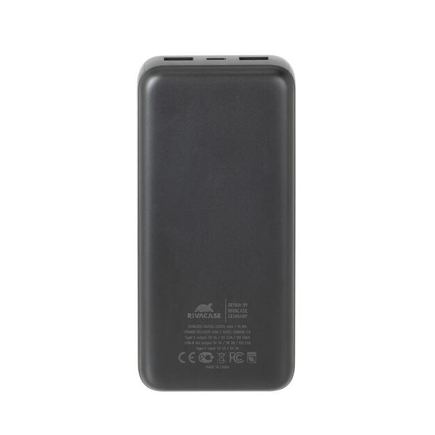 POWER BANK USB 20000MAH/VA2521 RIVACASE