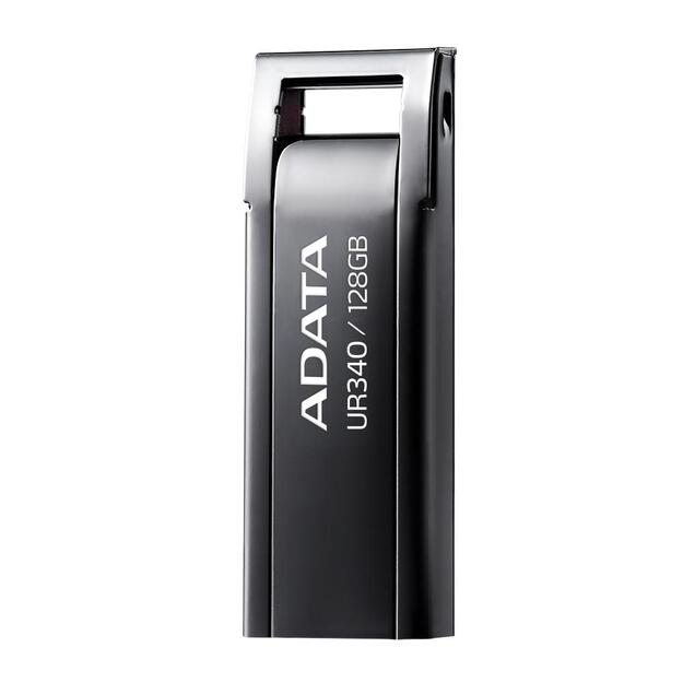 MEMORY DRIVE FLASH USB3.2 128G/BLACK AROY-UR340-128GBK ADATA