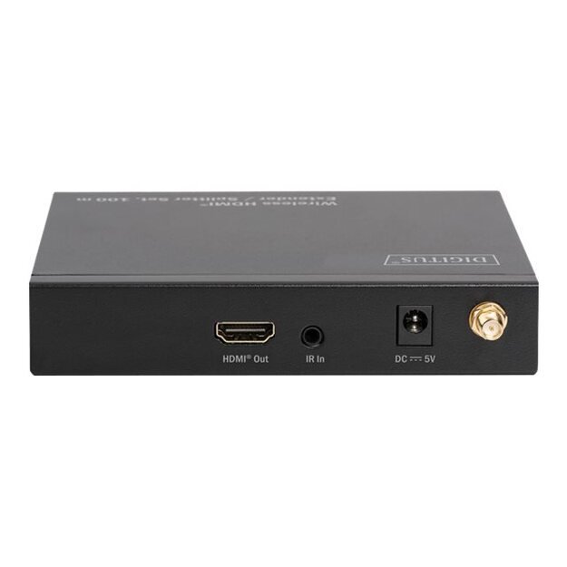 DIGITUS DS-55315 Wireless HDMI Extender Receiver Unit 5GHz Full HD 1080p for splitter function