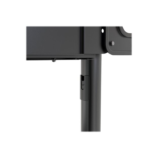 NEOMOUNTS TV/Monitor public Mobile Floorstand 37-70inch max 70kg Height 137cm Tilt Rotate VESA up to 600x400 black 51