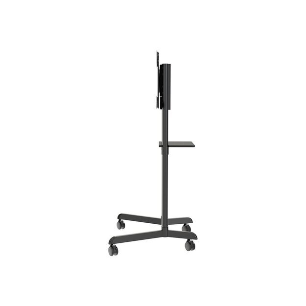 NEOMOUNTS TV/Monitor public Mobile Floorstand 37-70inch max 70kg Height 137cm Tilt Rotate VESA up to 600x400 black 46