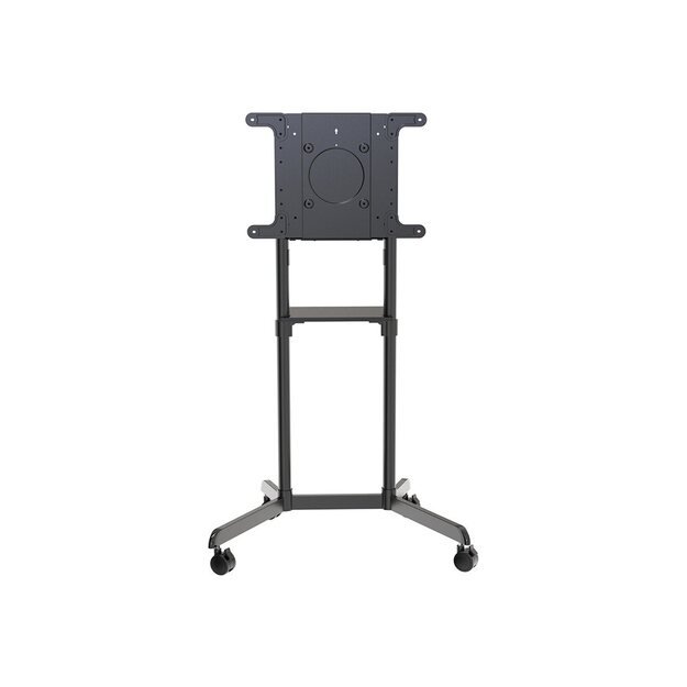 NEOMOUNTS TV/Monitor public Mobile Floorstand 37-70inch max 70kg Height 137cm Tilt Rotate VESA up to 600x400 black 59
