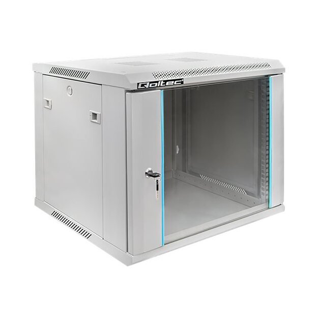 QOLTEC 54486 Rack cabinet 19inch 9U 600 x 600 x 500