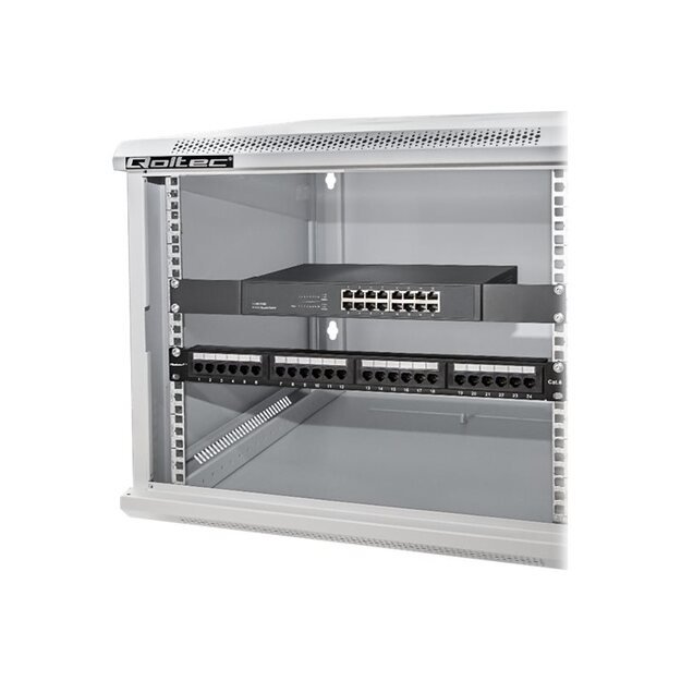 QOLTEC 54486 Rack cabinet 19inch 9U 600 x 600 x 500