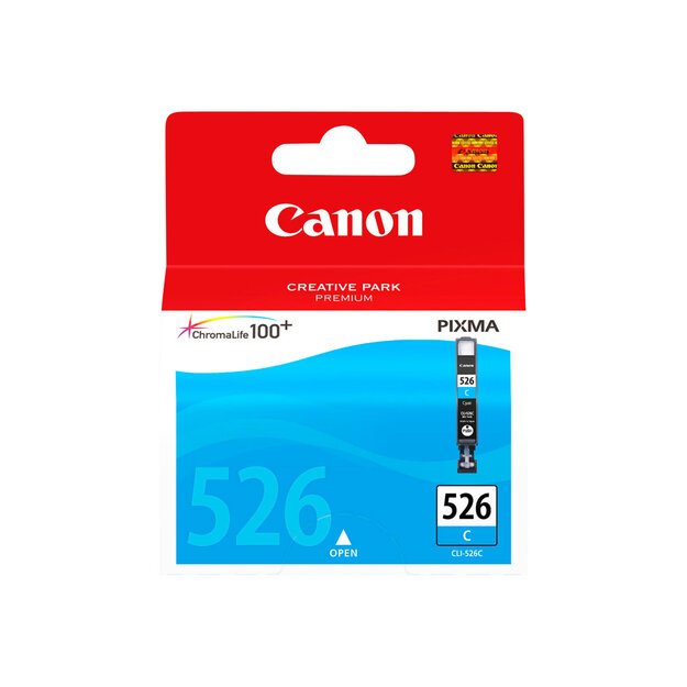 CANON 1LB CLI-526C ink cartridge cyan standard capacity 9ml 530 pages 1-pack