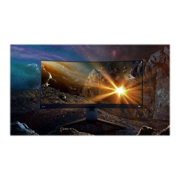 BENQ MOBIUZ EX3410R 34inch LED 3440x1440 21:9 400cd/m2 1ms 2xHDMI 1xDP Grey height adj.