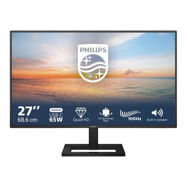 PHILIPS 27E1N1600AE/00 27inch 2560x1440 IPS 100Hz HDMI DP USB-C 20