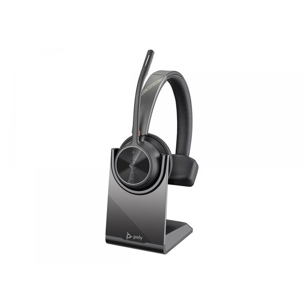 HP Poly Voyager 4320 Microsoft Teams Certified Headset +BT700 dongle +Charging Stand