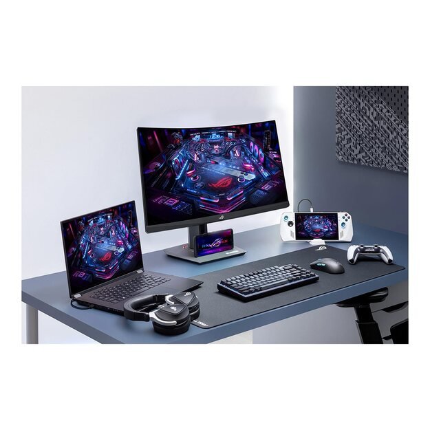 ASUS ROG Strix XG27WCS 27inch Fast VA WLED Curved 1500R QHD 16:9 180Hz 400cd/m2 1ms HDMI DP USB-C Black