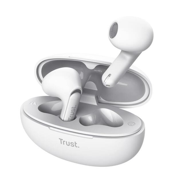 HEADSET EARPHONES YAVI BT ENC/WHITE 25173 TRUST