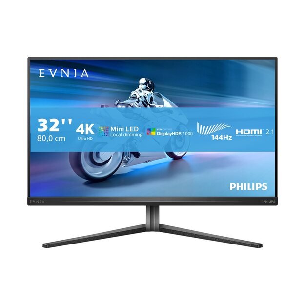 PHILIPS 32M2N6800M/00 31.5inch IPS 4K UHD MiniLED 144Hz 1250cd/m2 1ms 2xHDMI2.1 DP USB HUB Height Adj.