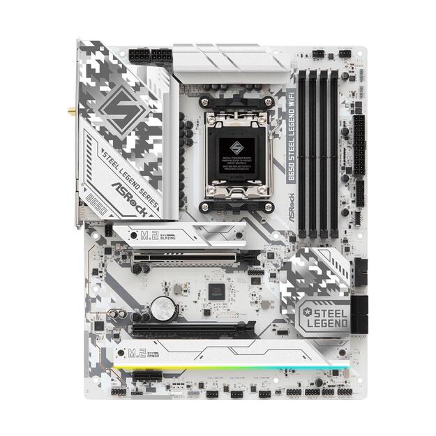 Mainboard|ASROCK|AMD B650|SAM5|ATX|Memory DDR5|Memory slots 4|1xPCI-Express 3.0 16x|1xPCI-Express 4.0 1x|1xPCI-Express 5.0 16x|1xM.2|1xHDMI|1xDisplayPort|8xUSB 2.0|3xUSB 3.2|2xUSB-C|1xRJ45|2xAudio port|B650STEELLEGENDWIFI