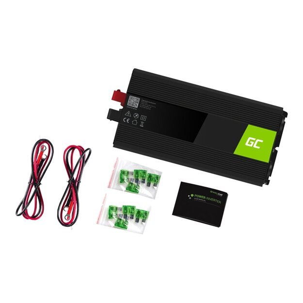 GREENCELL Car Power Inverter 24V to 230V 3000W/6000W Mod Sine