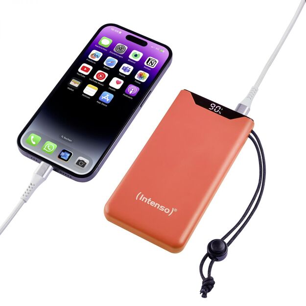 POWER BANK USB 10000MAH/ORANGE 7332038 INTENSO