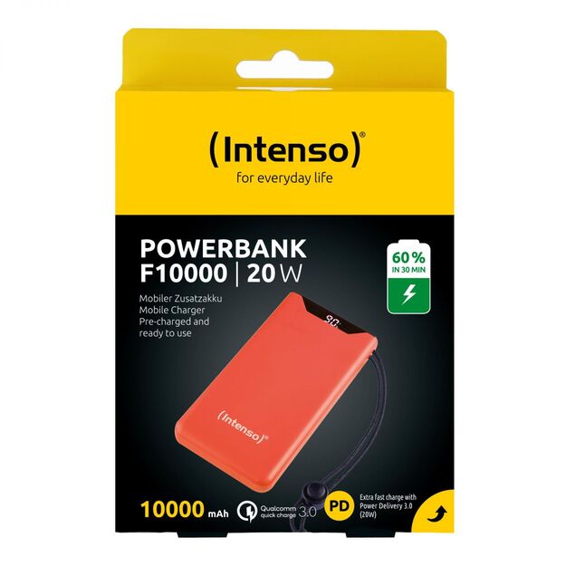 POWER BANK USB 10000MAH/ORANGE 7332038 INTENSO