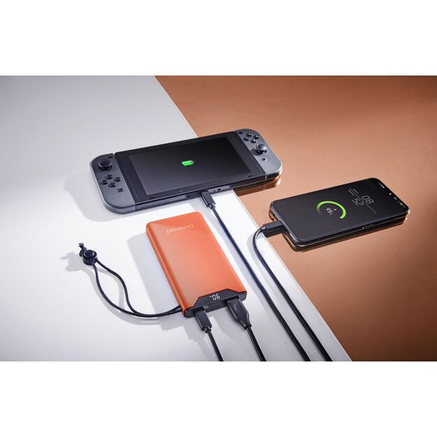 POWER BANK USB 10000MAH/ORANGE 7332038 INTENSO