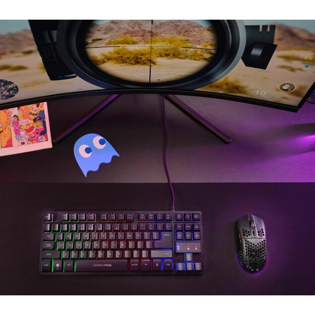 MOUSE USB OPTICAL WRL GXT929/HELOX LIGHTW BLK 25307 TRUST 10