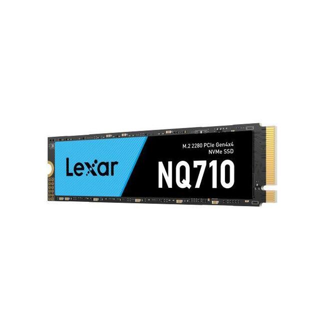 SSD|LEXAR|NQ710|500GB|Heatsink M.2|PCIe Gen4|NVMe|Write speed 1700 MBytes/sec|Read speed 4400 MBytes/sec|TBW 170 TB|MTBF 150000 hours|LNQ710X500G-RNNNG