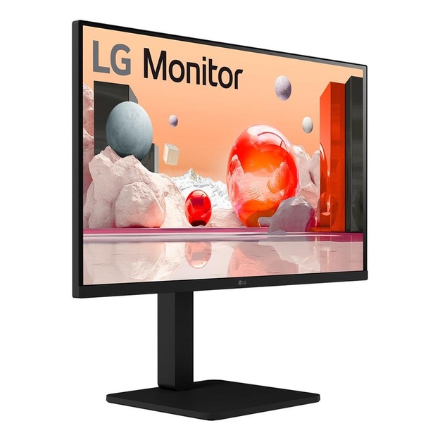 LCD Monitor|LG|27 |Panel IPS|1920x1080|16:9|100Hz|Matte|Speakers|Swivel|Pivot|Height adjustable|Tilt|Colour Black|27BA550-B