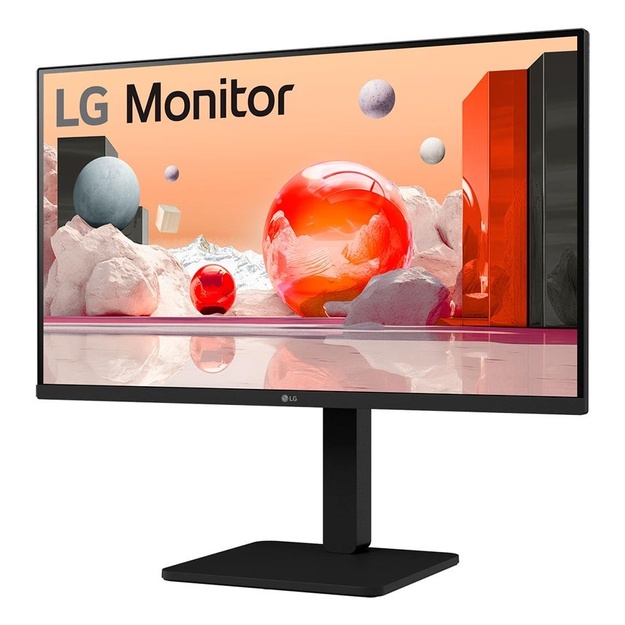 LCD Monitor|LG|27 |Panel IPS|1920x1080|16:9|100Hz|Matte|Speakers|Swivel|Pivot|Height adjustable|Tilt|Colour Black|27BA550-B