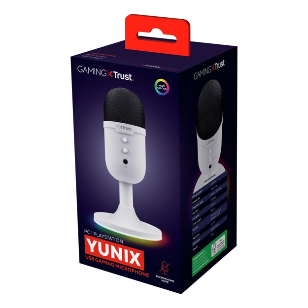 MICROPHONE GXT234W YUNIX USB/WHITE 25374 TRUST