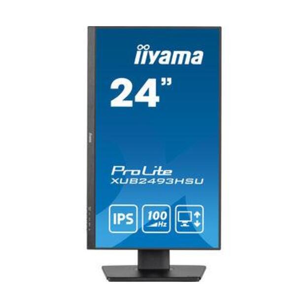 LCD Monitor|IIYAMA|23.8 |Business|Panel IPS|1920x1080|16:9|100Hz|Matte|1 ms|Speakers|Swivel|Pivot|Height adjustable|Tilt|XUB2493HSU-B6