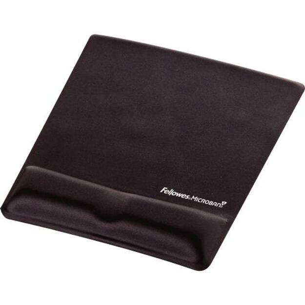 MOUSE PAD WRIST SUPPORT/BLACK 9181201 FELLOWES 7