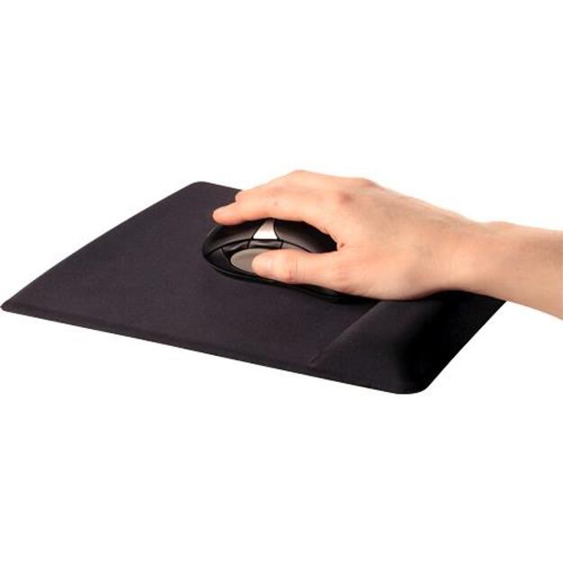 MOUSE PAD WRIST SUPPORT/BLACK 9181201 FELLOWES 9