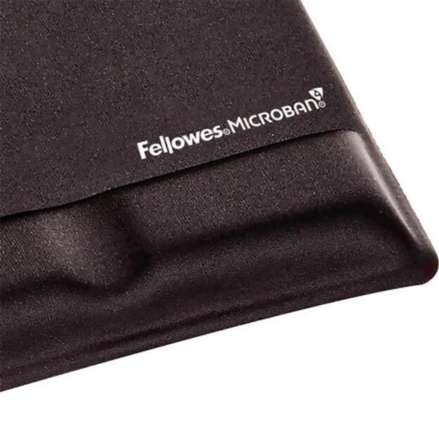 MOUSE PAD WRIST SUPPORT/BLACK 9181201 FELLOWES 8
