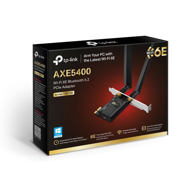 WRL ADAPTER 5400MBPS WI-FI 6E/ARCHER TXE72E TP-LINK